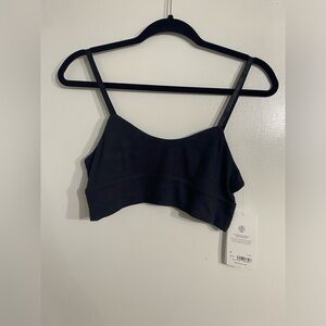 Athleta, Women’s Well Rested Rib Sleep Bra,Size M Black